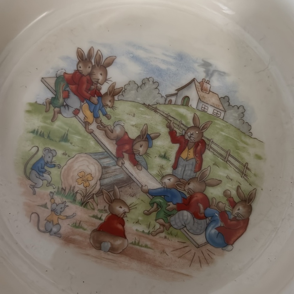 Vintage Bunnykins Bowl and Mug Set - Picture 9 of 9
